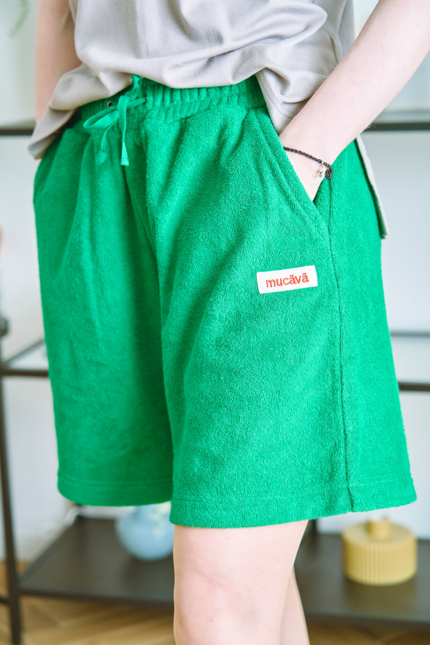 【LADIES】両面パイルLショートパンツ