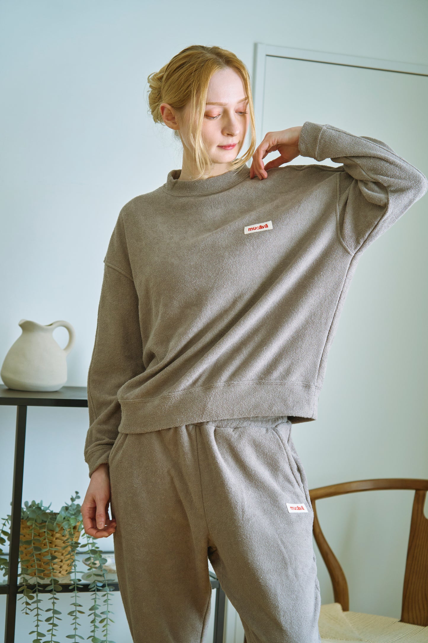 【LADIES】両面パイルLトレーナー