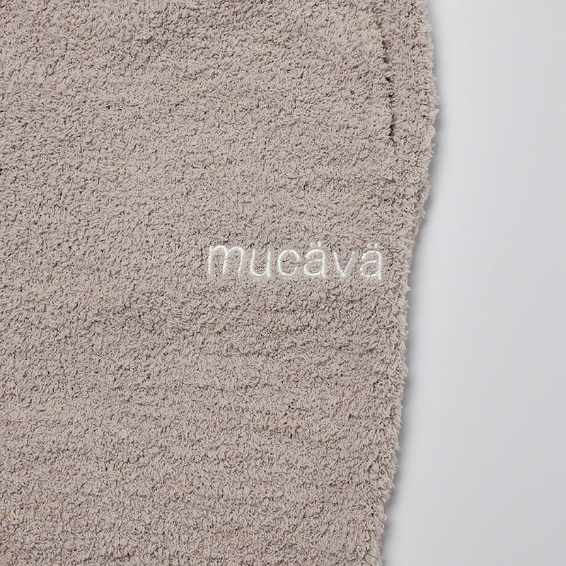 【ライトグレーセットアップ】モールニットジップパーカー・モールニットジョガーパンツ