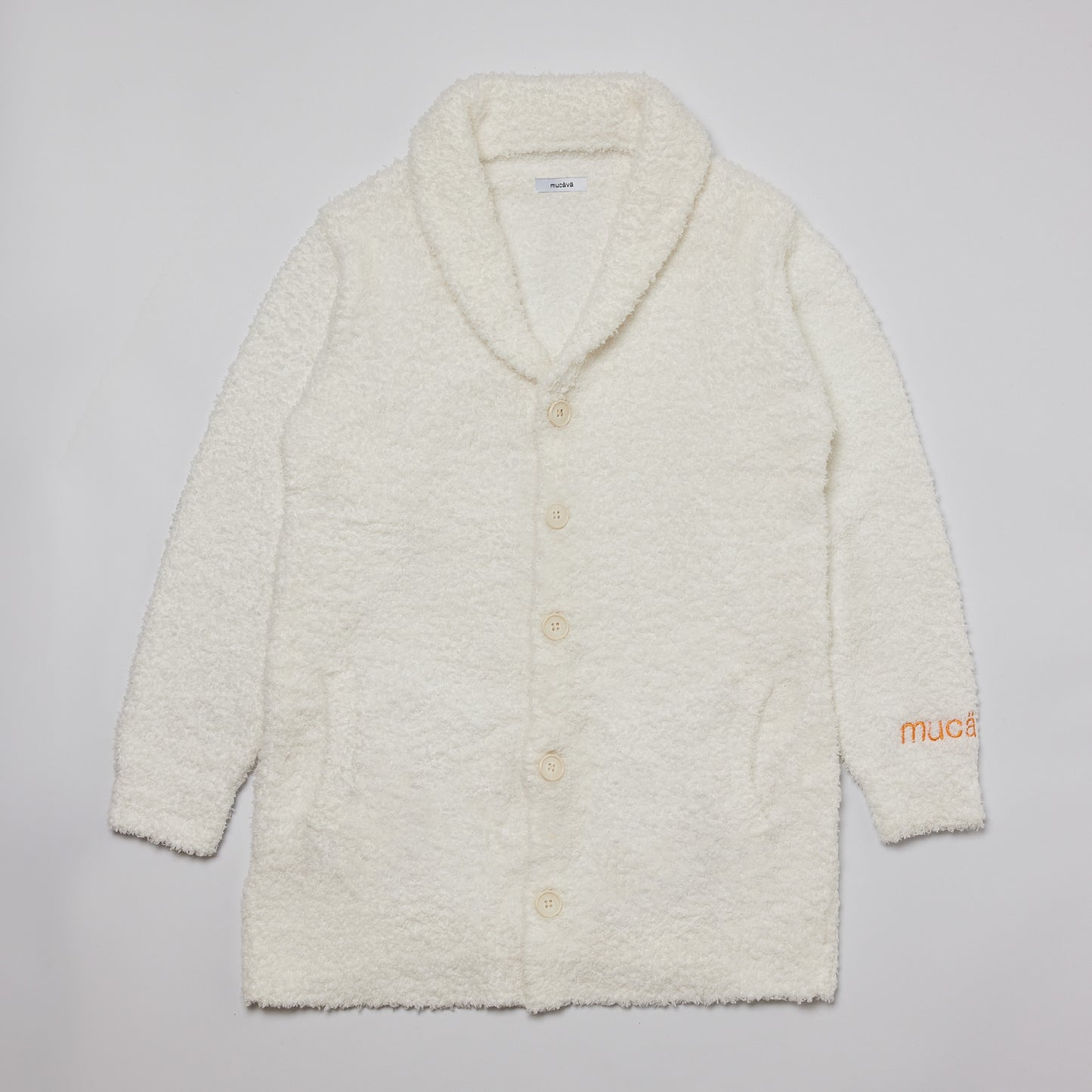 モールニット無地・ストライプガウン