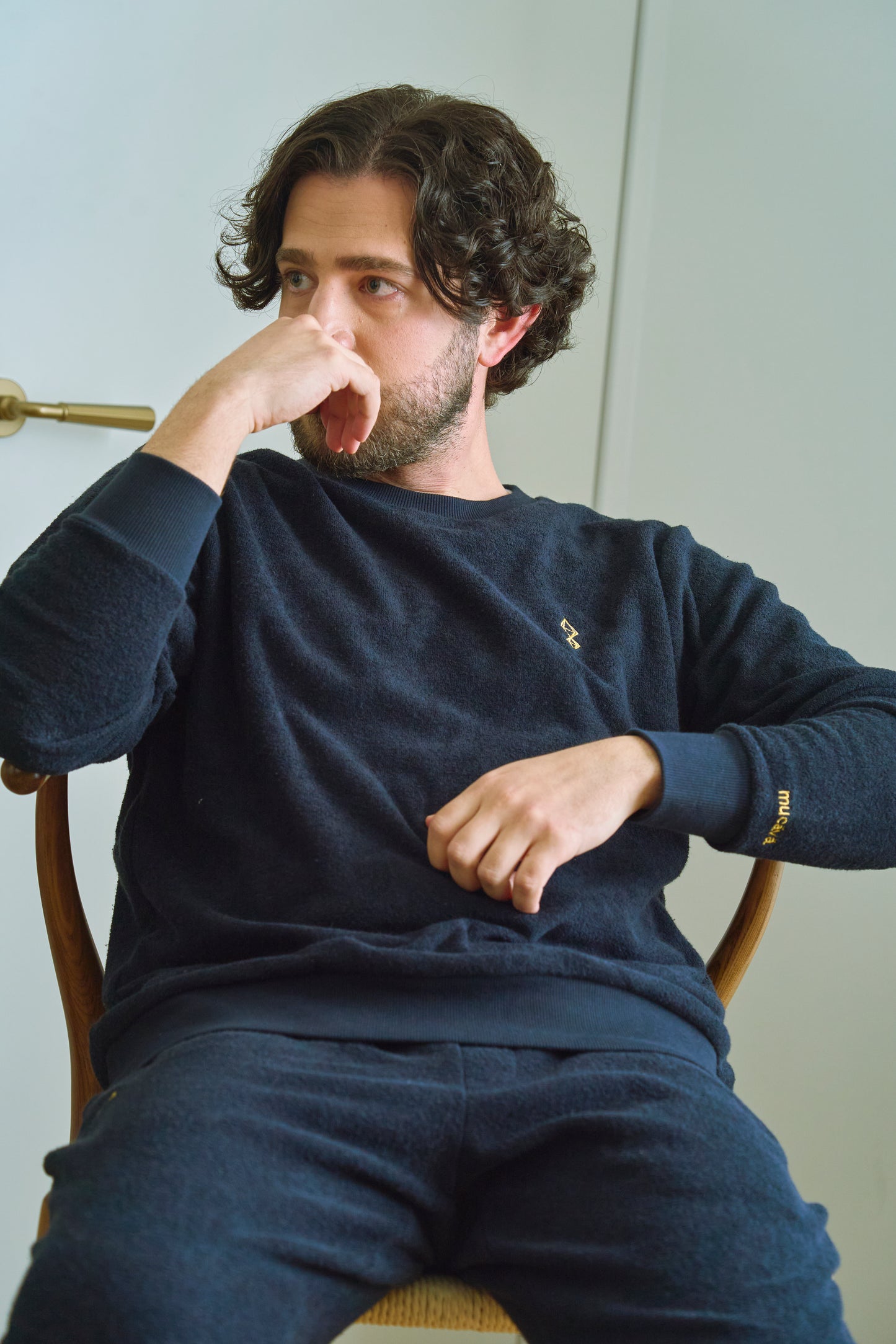 【UNISEX】BASIC 両面パイルMトレーナー