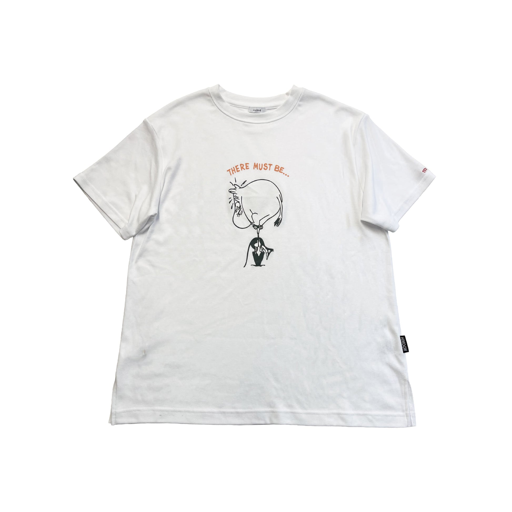 【LADIES】ムーミンチュニック キシリトール加工 IFMC. 血行促進 ホワイト
