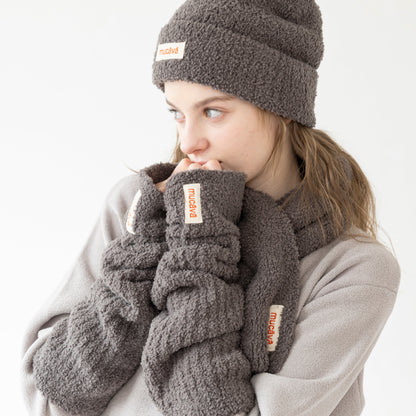 血行促進モコモコニットキャップ