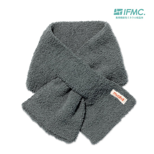 血行促進モコモコプチマフラー無地