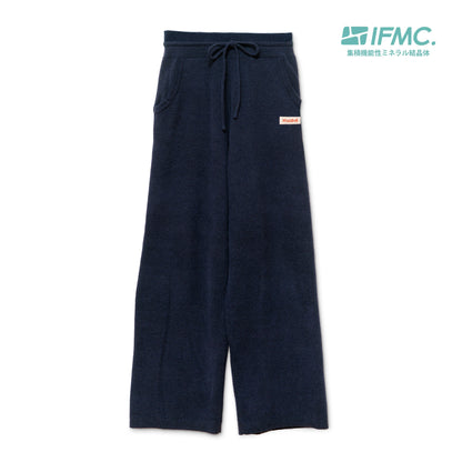 血行促進プレーティングニットパンツ