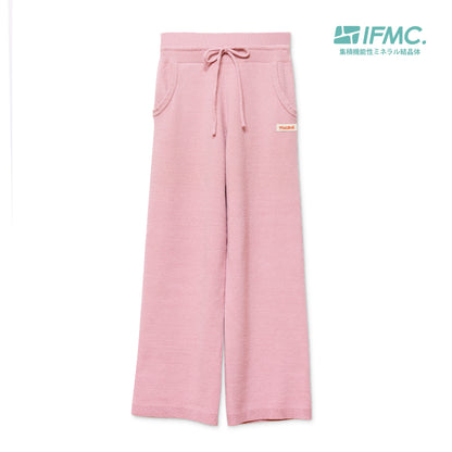 血行促進プレーティングニットパンツ