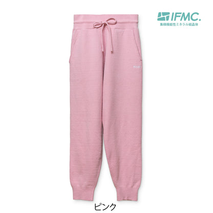 mucava イフミック 血行促進 ニットロングパンツ