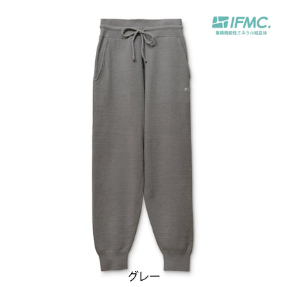 mucava イフミック 血行促進 ニットロングパンツ