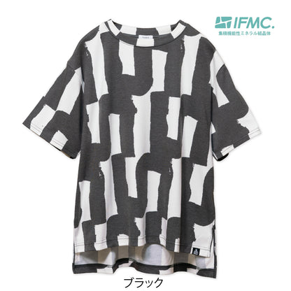 mucava イフミック 血行促進 吸汗速乾 キシリトール加工 スムースロゴTシャツ