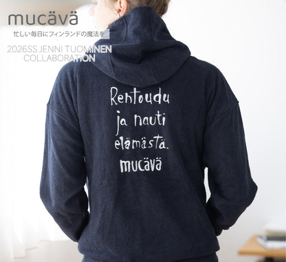 mucava イフミック 血行促進 両面パイルフーディ