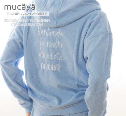 mucava イフミック 血行促進 両面パイルフーディ
