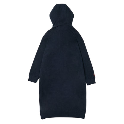 【LADIES】両面パイルLロングフードワンピ