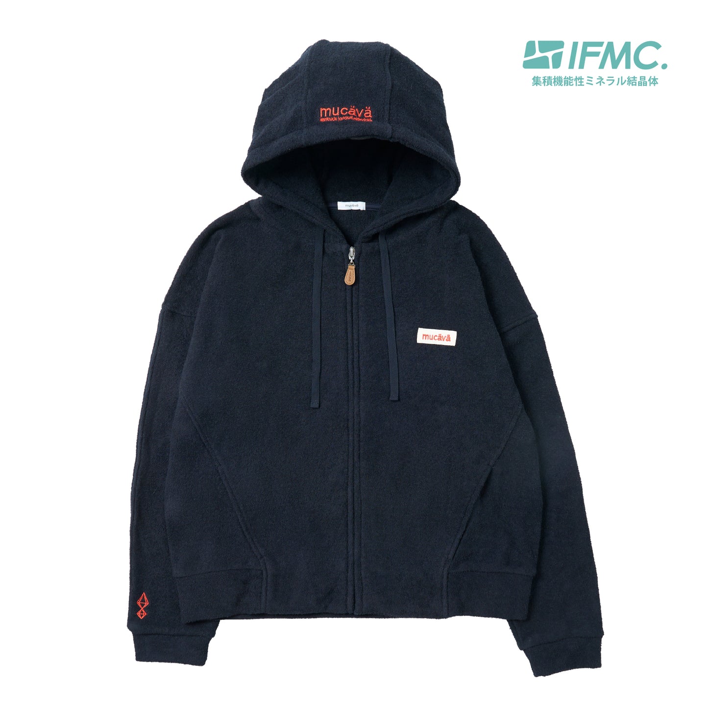 【LADIES】両面パイルLZIPパーカー