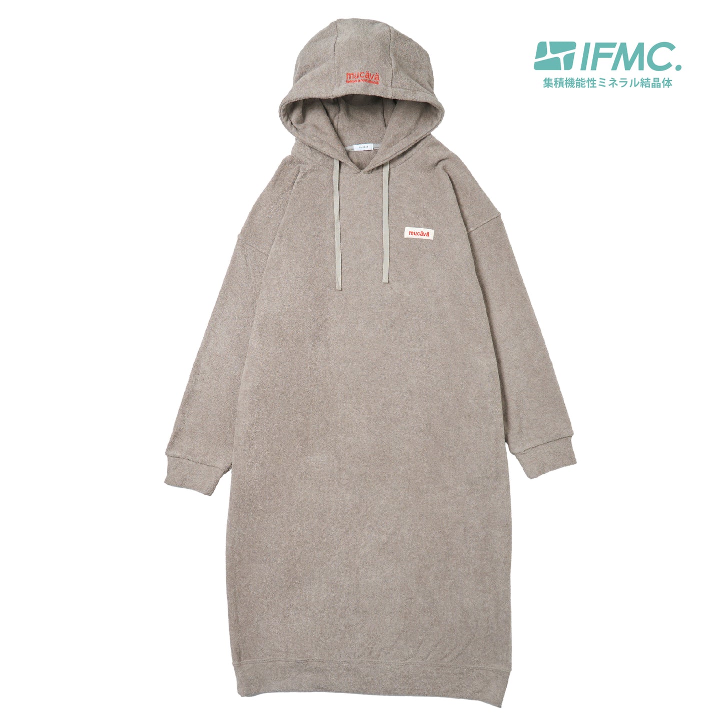 【LADIES】両面パイルLロングフードワンピ